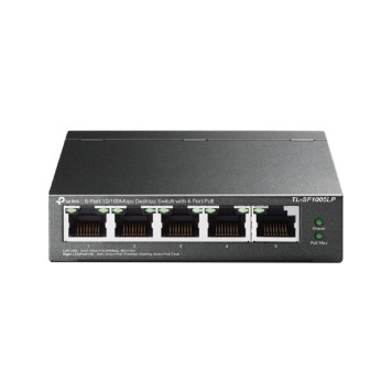 Сетевое оборудование TP-Link TL-SF1005LP Настольный коммутатор с 5 портами 10/100 Мбит/с (4 порта PoE+)