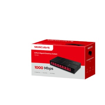 Mercusys MS108G Настольный коммутатор с 8 портами 10/100/1000 Мбит/с-1