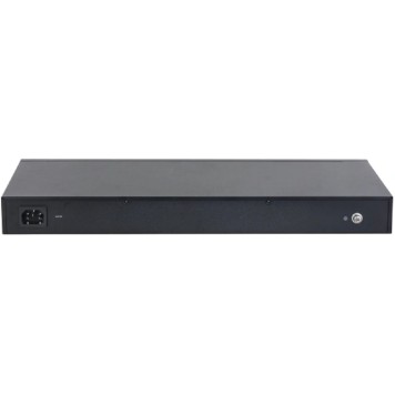 Коммутаторы DAHUA DH-S3228-24GT-240 24-портовый неуправляемый гигабитный коммутатор с PoE; 24xRJ45 1G (PoE/PoE+/Hi-PoE), 2xRJ45 1G (uplink), 2xSFP 1G (uplink); суммарно 240Вт;watchdog;грозозащита;питание 100-240V-2