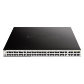 Сетевое оборудование D-Link DGS-1210-52MP/FL1A Управляемый L2 коммутатор с 48 портами 10/100/1000Base-T и 4 комбо-портами 100/1000Base-T/SFP (48 портов PoE 802.3af/at, PoE-бюджет 370 Вт)