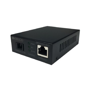 Сетевое оборудование ORIGO OMCG20SC-BXD/A1A WDM медиаконвертер 1000Base-T/ 1000Base-LX (SC), Tx: 1550 нм, Rx: 1310 нм, одномод,до 20 км