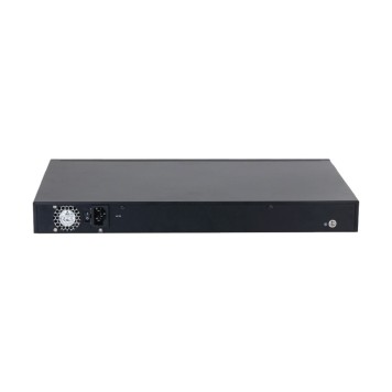 Коммутаторы DAHUA DH-LR2226-24ET-360-V2 26-портовый управляемый коммутатор с ePoE, уровень L2, 24xRJ45 100Mb PoE, 2хКомбо SFP/RJ45 1Gb uplink, суммарно 360Вт, коммутация 8.8 Гбит/с, MAC-таблица 4К-1