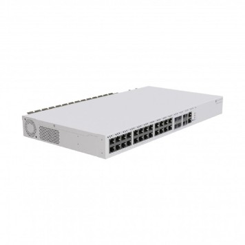 Сетевое оборудование MikroTik CRS326-4C+20G+2Q+RM Коммутатор управляемый, 4Combo 10G/2.5G, 20*2.5Gbit RJ45, 2QSFP+*40Gbit-2