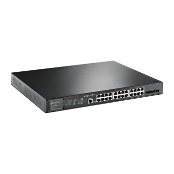 Сетевое оборудование TP-Link SG3428XMP Omada 24-портовый гигабитный управляемый РоЕ-коммутатор уровня L2+ с 4 SFP+ слотами 10G-1