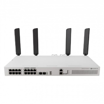 Сетевое оборудование MikroTik CRS418-8P-8G-2S+5axQ2axQ-RM Коммутатор управляемый, беспроводной L2+\L3, 16*RJ45 1Gbit, 8*Poe out, 2*SFP+, Wifi 6-2