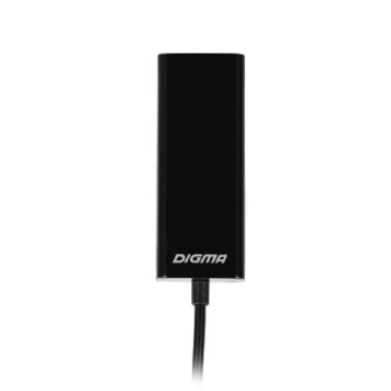 Сетевое оборудование Digma D-USB2-LAN100 Net Adapter Ethernet USB 2.0 (pack:1pcs)-1