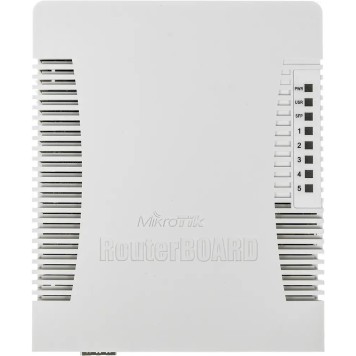 Сетевое оборудование MikroTik RB960PGS Маршрутизатор проводной, hEX PoE, 1х SFP, 128MB RAM, 5x Gigabit LAN, USB, plastic case and PSU-2