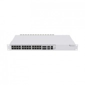 Сетевое оборудование MikroTik CRS326-4C+20G+2Q+RM Коммутатор управляемый, 4Combo 10G/2.5G, 20*2.5Gbit RJ45, 2QSFP+*40Gbit