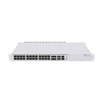 Сетевое оборудование MikroTik CRS326-4C+20G+2Q+RM Коммутатор управляемый, 4Combo 10G/2.5G, 20*2.5Gbit RJ45, 2QSFP+*40Gbit