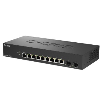 Сетевое оборудование D-Link DGS-1210-10X/ME/C1A Управляемый L2 коммутатор с 8 портами 10/100/1000Base-T и 2 портами 10GBase-X SFP+ -2
