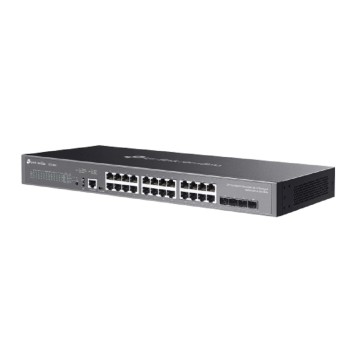 Сетевое оборудование TP-Link SG5428X Omada 24-портовый гигабитный стекируемый управляемый коммутатор уровня L3 с 4 SFP+ слотами 10G-2