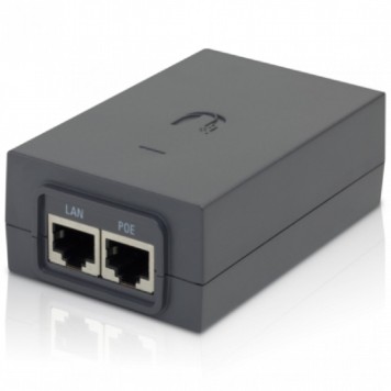 Сетевое оборудование UBIQUITI POE-24-24W-G Блок питания 24В, 1А, Passive PoE, Gigabit Ethernet