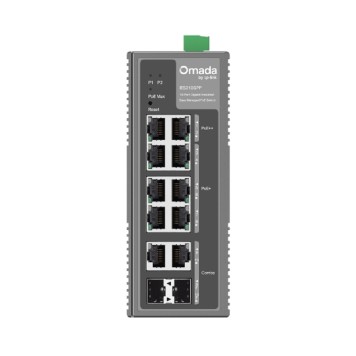 Сетевое оборудование TP-Link IES210GPP Omada 10-портовый гигабитный индустриальный коммутатор Easy Managed с 6 портами PoE+ и 2 портами PoE++-1