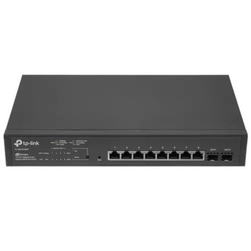 Сетевое оборудование TP-Link SG2210MP Omada 8-портовый гигабитный управляемый РоЕ-коммутатор Smart с 2 SFP-слотами-1