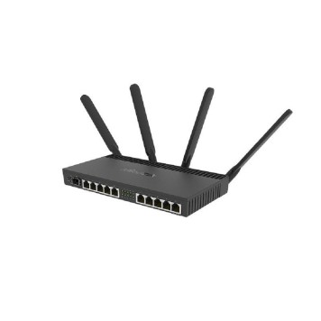 Сетевое оборудование MikroTik RB4011iGS+5HacQ2HnD-IN Маршрутизатор беспроводной,  1.4ГГц, 4 ядра, 1GB RAM, 512MB NAND, 10x 10/100/1000 LAN, 1 SFP+, 2,4Ghz/5Ghz, 802.11a/b/g/n/ac-1