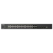 Сетевое оборудование D-Link DXS-3410-32SY/A1A Управляемый L3 стекируемый коммутатор с 28 портами 10GBase-X SFP+ и 4 портами 25GBase-X SFP28