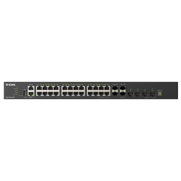 Сетевое оборудование D-Link DXS-3410-32SY/A1A Управляемый L3 стекируемый коммутатор с 28 портами 10GBase-X SFP+ и 4 портами 25GBase-X SFP28