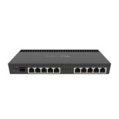 Сетевое оборудование MikroTik RB4011iGS+RM  Маршрутизатор проводной, 1.4ГГц, 4 ядра, 1GB RAM, 512MB NAND, 10x 10/100/1000 LAN, 1 SFP+