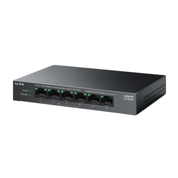Сетевое оборудование TP-Link LS106LP Настольный коммутатор с 6 портами 10/100 Мбит/с (4 порта PoE)-2