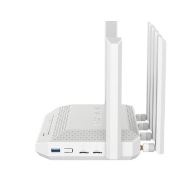 Сетевое оборудование Netcraze Hero 5G (NC-4110) Мультигигабитный интернет-центр с модемом 5G, двумя слотами для SIM-карт, Mesh Wi-Fi 6 AX3000, Smart-коммутатором 1x2.5G и 4xG, многофункциональными портами USB 3.0 и 2.0-2