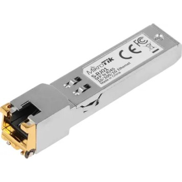 Сетевое оборудование MikroTik S-RJ01 Модуль SFP RJ45, 10/100/1000M copper module