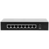 Коммутаторы DAHUA DH-PFS3008-8GT 8-портовый гигабитный неуправляемый коммутатор, 8xRJ45 1Gb, коммутация 16 Гбит/с, MAC-таблица 2К, металл
