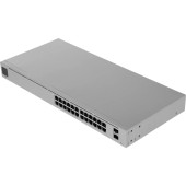 Сетевое оборудование UBIQUITI USW-24-POE PoE-коммутатор в стойку, 24х 1G RJ45, 2х SFP, раздача 95 Вт