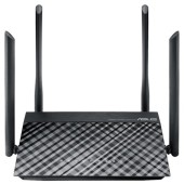 Сетевое оборудование ASUS RT-AC1200 (V2) Беспроводной двухдиапазонный маршрутизатор AC1200  с поддержкой технологии MU-MIMO, Wi-Fi 5 (ac)
