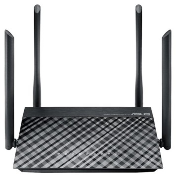 Сетевое оборудование ASUS RT-AC1200 (V2) Беспроводной двухдиапазонный маршрутизатор AC1200  с поддержкой технологии MU-MIMO, Wi-Fi 5 (ac)