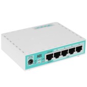 Сетевое оборудование MikroTik E50UG Маршрутизатор проводной, hEX Refresh,  5*1Gbit RJ45, 512MB RAM, Dual-core CPU, USB