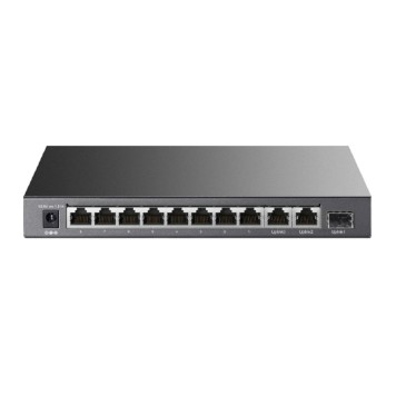 Сетевое оборудование TP-Link TL-SL1311P Настольный коммутатор с 8 портами 10/100 Мбит/с, 2 гигабитными портами и портом SFP-1