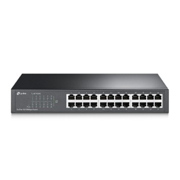 Сетевое оборудование TP-Link TL-SF1024D Коммутатор с 24 портами 10/100 Мбит/с для размещения на столе или в стойке