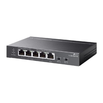 Сетевое оборудование TP-Link TL-SG1005P-PD Настольный коммутатор с 5 гигабитными портами (1 порт с входящим PoE++, 4 порта с исходящим PoE+)-2