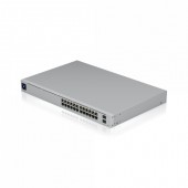 Сетевое оборудование UBIQUITI USW-Pro-24-POE PoE-коммутатор в стойку, 24х 1G RJ45, 2х 10G SFP+, раздача 400 Вт