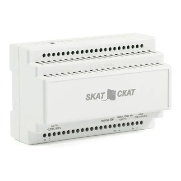 ИБП для систем безопасности Бастион БАСТИОН SKAT-12-3.0 DIN (СКАТ ИБП-12/3-DIN) источник питания 12В 3А пластиковый корпус под DIN рейку 35 мм, МПТ (580)