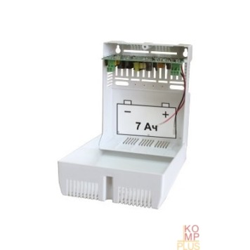 ИБП для систем безопасности Бастион БАСТИОН СКАТ-1200С (СКАТ ИБП-12/1-7) источник питания, 12В, 1А, корпус пластик под АКБ 1х7Ач, МПТ (24)-1