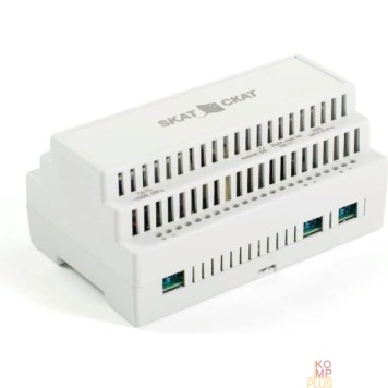 ИБП для систем безопасности Бастион БАСТИОН SKAT-12-3.0 DIN (СКАТ ИБП-12/3-DIN) источник питания 12В 3А пластиковый корпус под DIN рейку 35 мм, МПТ (580)