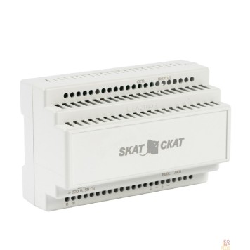 ИБП для систем безопасности Бастион БАСТИОН SKAT-24-3.0 DIN (СКАТ ИБП-24/3-DIN) источник питания 24В 3А АКБ внешн. 1х12-17Ач, под DIN рейку 35 мм, МПТ (599)