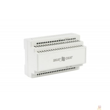 ИБП для систем безопасности Бастион БАСТИОН SKAT-12-4.0 DIN (СКАТ ИБП-12/4-DIN) источник питания 12В 4А АКБ внешн. 1х17-26Ач, под DIN рейку 35 мм, МПТ (597)