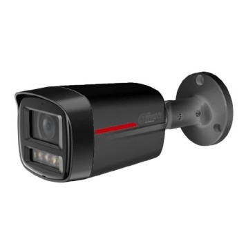 Видеонаблюдение DAHUA DH-IPC-HFW2449TLP-S-LED-0280B-PRO-B Уличная цилиндрическая IP-видеокамера WizColor 4Мп, 1/1.8” CMOS, объектив 2.8мм, видеоаналитика, микрофон, LED 50м, IP67, металл, черный-1