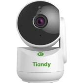 Видеонаблюдение Tiandy TC-H332A Spec:I2W/WIFI/Eu/4mm компактная поворотная домашняя, 3Мп, 2304х1296@20к/c, DWDR, цвет: 0.02лк, S+265, H.265(HP), S+264, H.264(HP, MP, BP), объектив 4мм, встроенные микрофон и динамик, 