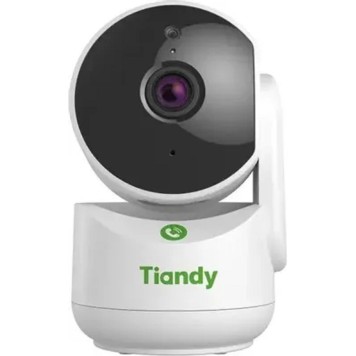 Видеонаблюдение Tiandy TC-H332A Spec:I2W/WIFI/Eu/4mm компактная поворотная домашняя, 3Мп, 2304х1296@20к/c, DWDR, цвет: 0.02лк, S+265, H.265(HP), S+264, H.264(HP, MP, BP), объектив 4мм, встроенные микрофон и динамик, 
