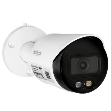 Видеонаблюдение DAHUA DH-IPC-HFW2249SP-S-IL-0360B Уличная цилиндрическая IP-видеокамера SmartDualLight 2Мп, 1/2.8” CMOS, объектив 3.6мм, видеоаналитика, микрофон, ИК 30м, LED 30м, IP67, металл