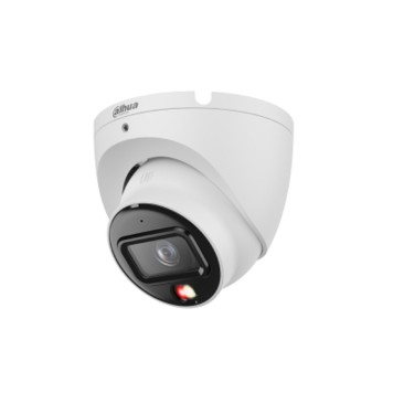 Видеонаблюдение DAHUA DH-IPC-HDW1839TP-A-IL-0360B-S6 Уличная турельная IP-видеокамера SmartDualLight 8Мп, 1/2.7” CMOS, объектив 3.6мм, обнаружение людей, микрофон, ИК 30м, LED 30м, IP67, металл/пластик-1