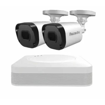Цифровые камеры Комплект видеонаблюдения Falcon Eye FE-104MHD KIT Light SMART  4-х канальный гибридный (AHD,TVI,CVI,IP,CVBS) регистратор; Видеовыходы: VGA;HDMI; Видеовходы: 4xBNC