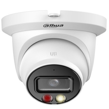 Видеонаблюдение DAHUA DH-IPC-HDW2849TMP-S-IL-0360B Уличная турельная IP-видеокамера SmartDualLight 8Мп, 1/2.7” CMOS, объектив 3.6мм, видеоаналитика, микрофон, ИК 30м, LED 30м, IP67, металл