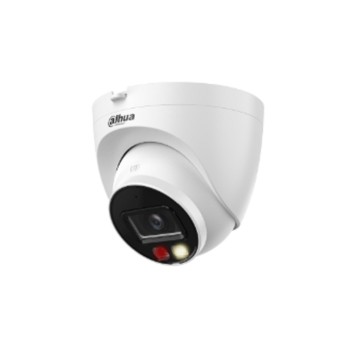 Видеонаблюдение DAHUA DH-IPC-HDW2449TP-S-PV-0280B Уличная купольная IP-видеокамера SmartDualLight 4Мп, 1/2.9” CMOS, объектив 2.8мм, видеоаналитика, микрофон+динамик, ИК 30м, LED 30м, IP67, металл/пластик