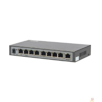 Цифровые камеры Falcon Eye FE-108E-POE Коммутатор 9 портов 10/100 Мбит/с (IEEE802.3u 100BaseTX) из них 8 c поддержкой PoE (IEEE802.3af) до 15,4Вт на порт (HI POE), Сумма