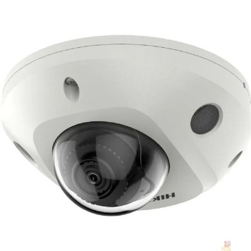 Видеонаблюдение HIKVISION DS-2CD2547G2-LS(4mm)(C) 4Мп уличная купольная IP-камера с LED-подсветкой до 30м и технологией AcuSense-1
