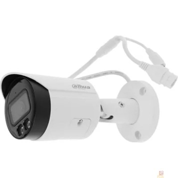 Видеонаблюдение DAHUA DH-IPC-HFW2449SP-S-IL-0280B Уличная цилиндрическая IP-видеокамера SmartDualLight 4Мп, 1/2.9” CMOS, объектив 2.8мм, видеоаналитика, микрофон, ИК 30м, LED 30м, IP67, металл-1